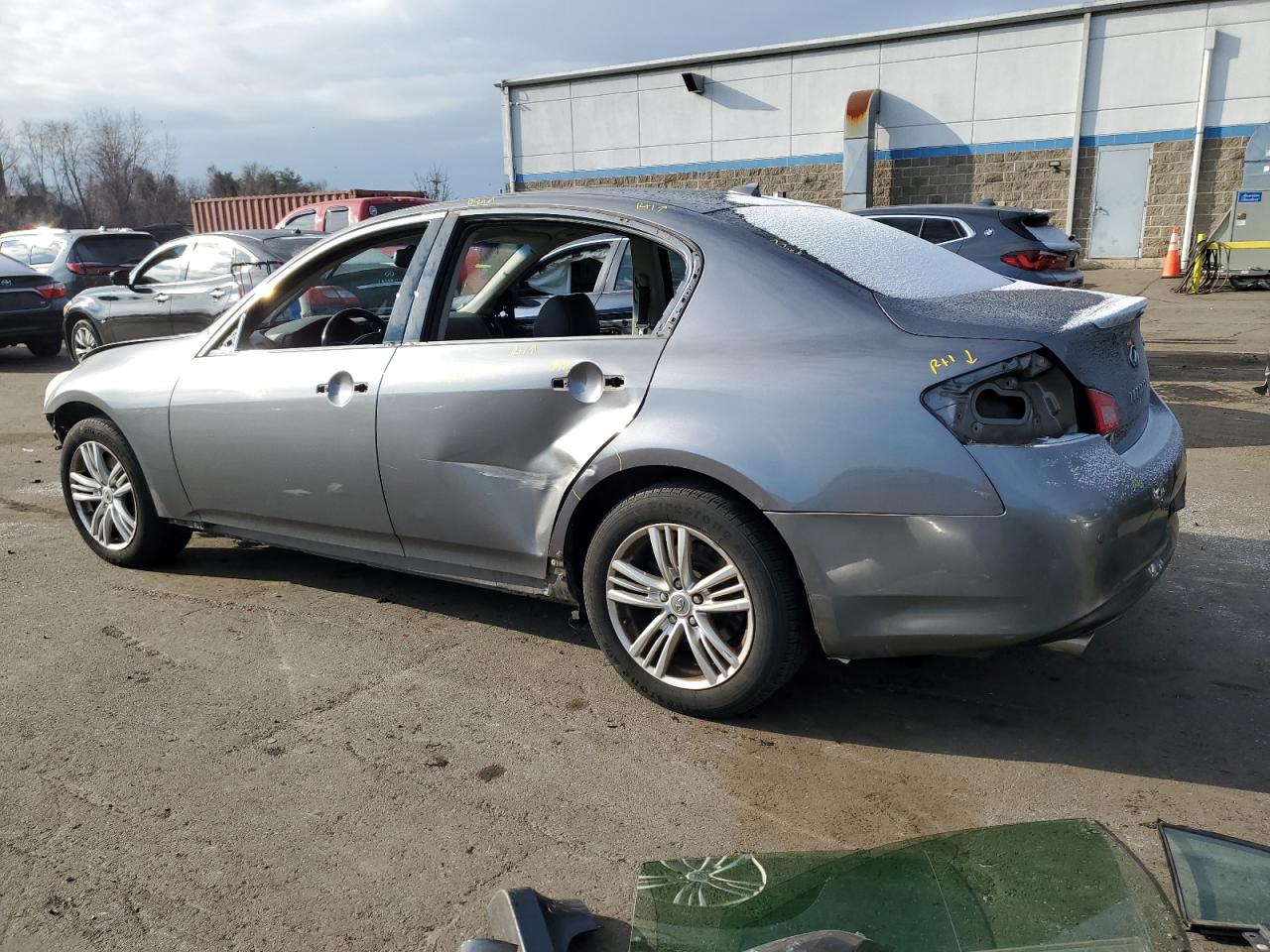 2011 Infiniti G VIN JN1CV6AR5BM404750 Copart auction photo, all over damage thumbnail 2