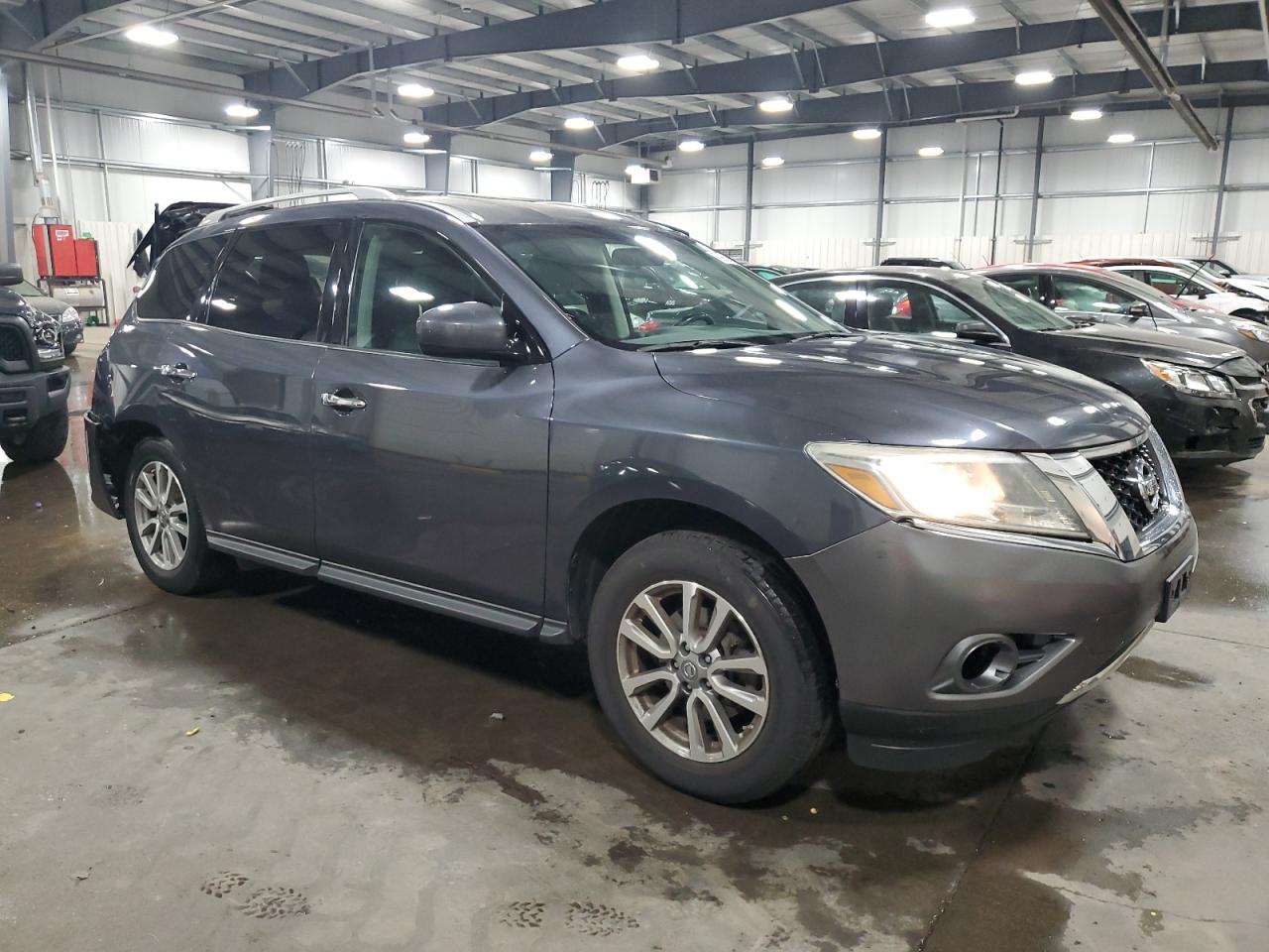 2014 Nissan Pathfinder VIN 5N1AR2MM3EC722471 Copart auction photo, rear end damage thumbnail 4