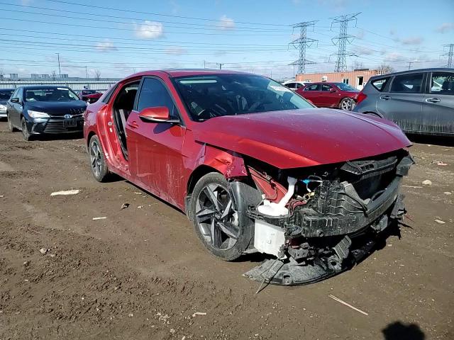 2021 Hyundai Elantra VIN KMHLP4AG8MU120098 Copart auction photo, all over / frame damage damage thumbnail 11