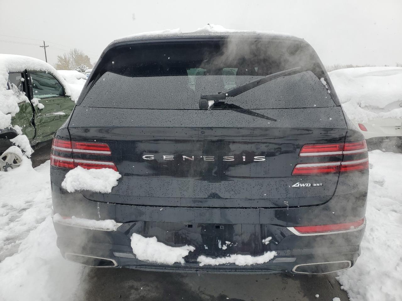 2024 Genesis Gv80 VIN KMUHCESC1RU183880 Copart auction photo, front end damage thumbnail 6