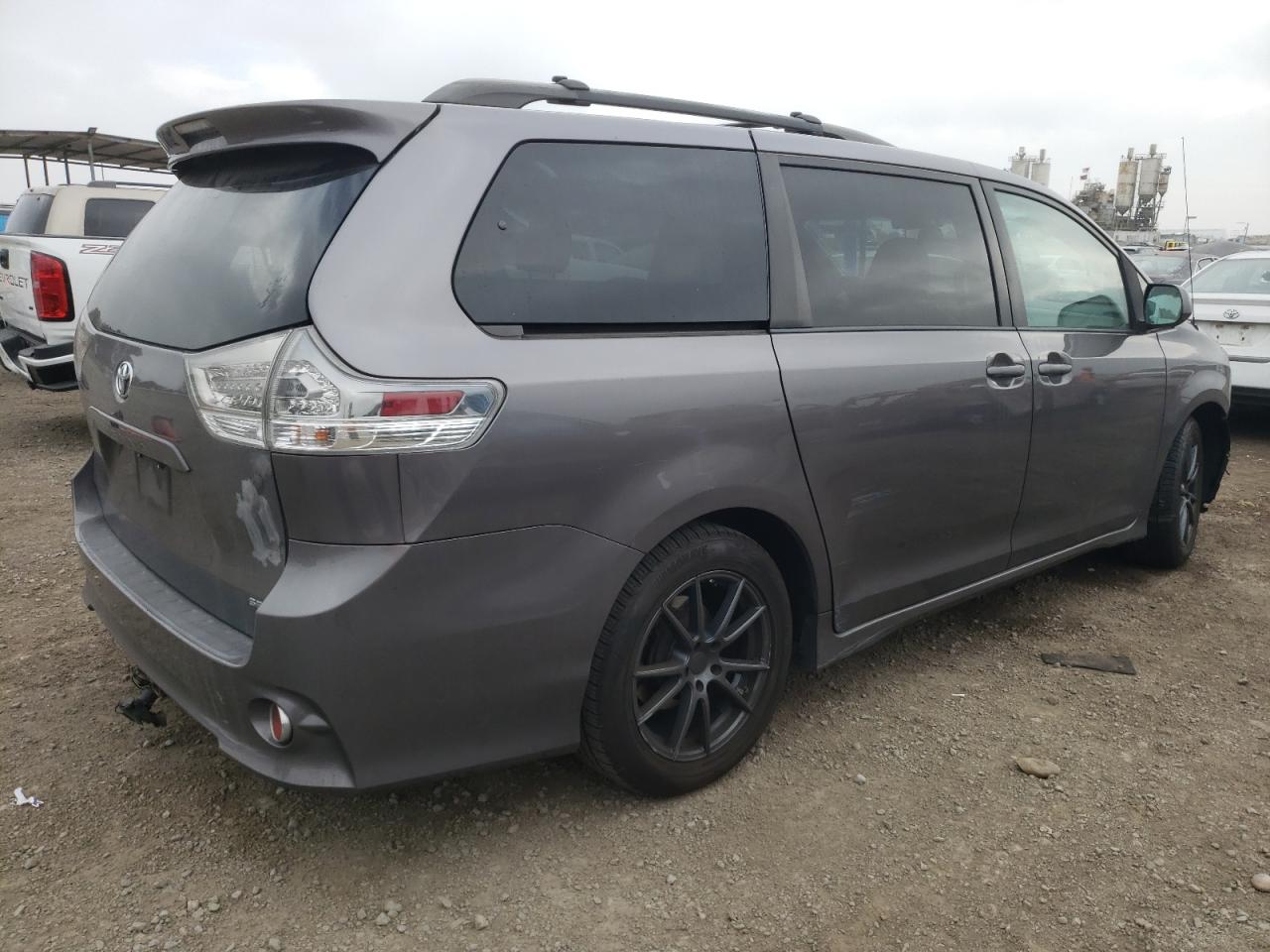 2011 Toyota Sienna VIN 5TDXK3DC6BS073209 Copart auction photo, all over damage thumbnail 3