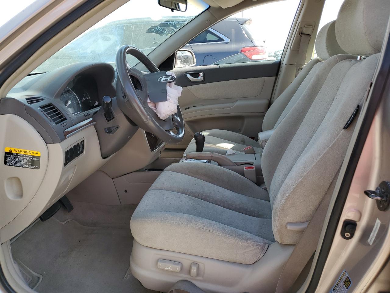 2007 Hyundai Sonata VIN 5NPET46C17H220749 Copart auction photo, front end / mechanical damage thumbnail 7
