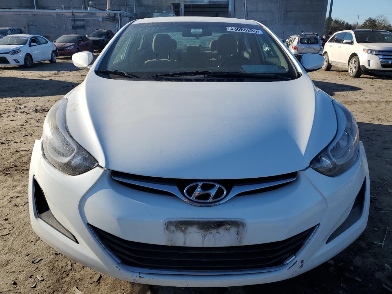 2016 Hyundai Elantra VIN 5NPDH4AE9GH762901 Copart auction photo, front end damage thumbnail 5