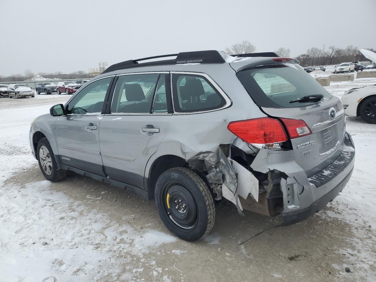 2011 Subaru Outback VIN 4S4BRCAC9B3443706 Copart auction photo, rear end / undercarriage damage thumbnail 2