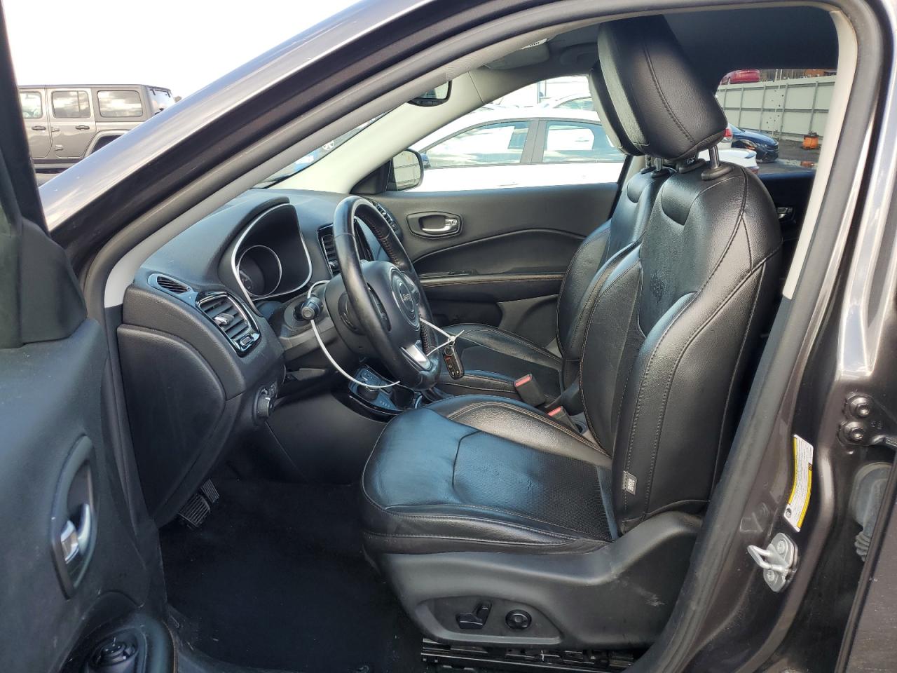 2020 Jeep Compass VIN 3C4NJDCB4LT127347 Copart auction photo, front end damage thumbnail 7