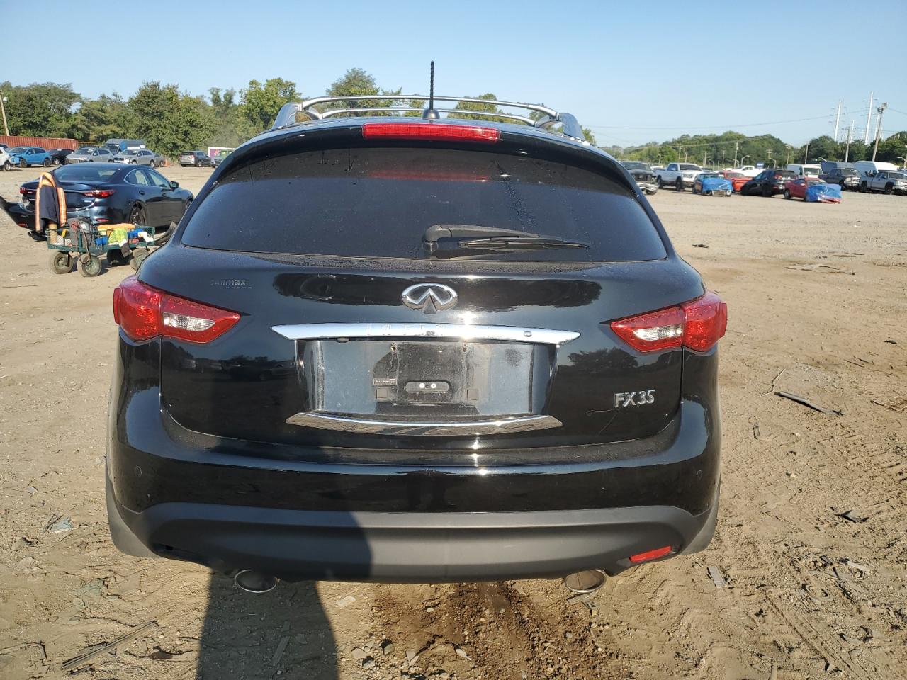 2011 Infiniti FX VIN JN8AS1MW4BM732862 Copart auction photo, front end / all over damage thumbnail 6