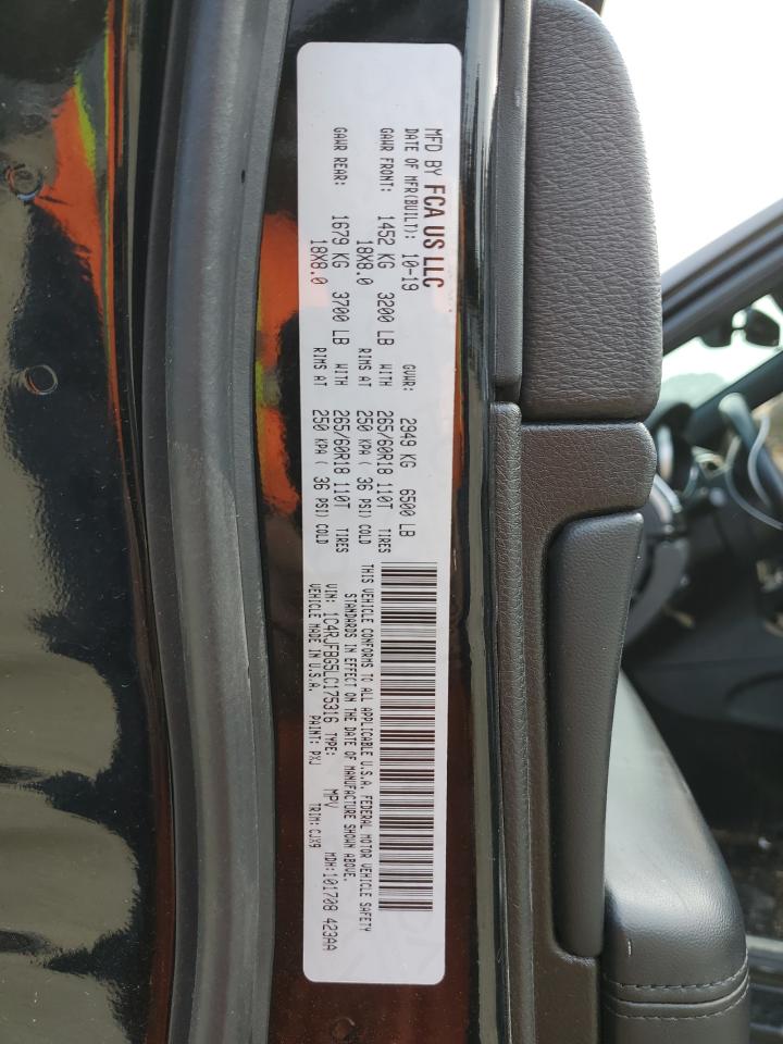 2020 Jeep Grand Cherokee VIN 1C4RJFBG5LC175316 Copart auction photo, mechanical / front end damage thumbnail 15