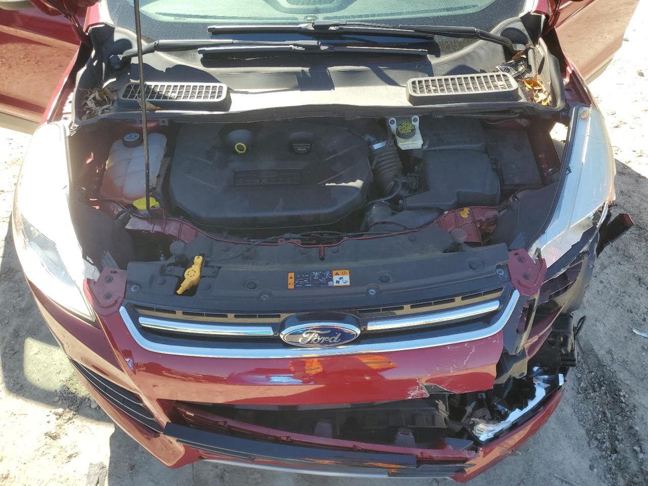 2013 Ford Escape VIN 1FMCU0H93DUB36766 Copart auction photo, side damage thumbnail 11