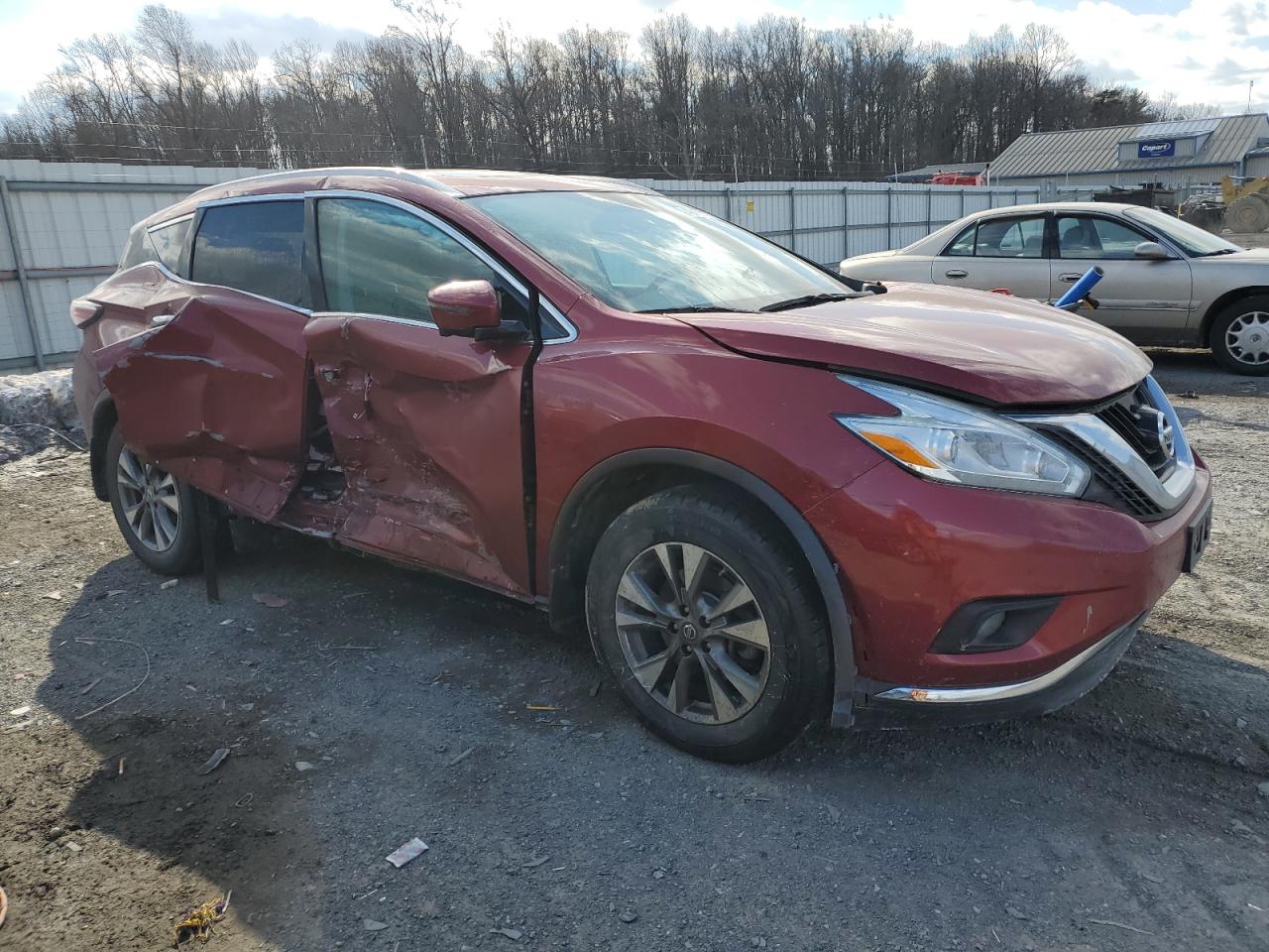 2016 Nissan Murano VIN 5N1AZ2MHXGN157212 Copart auction photo, side damage thumbnail 4
