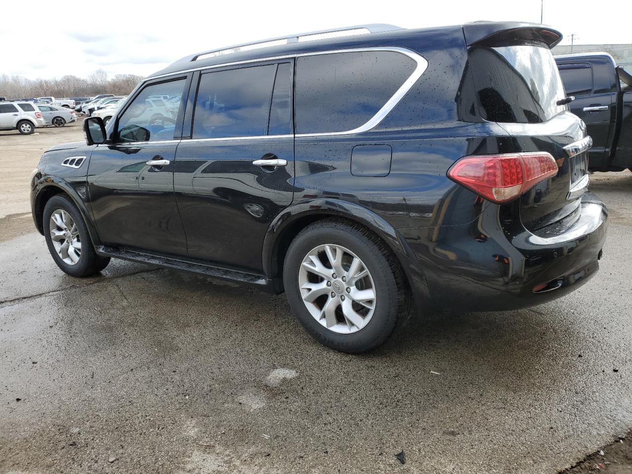 2013 Infiniti QX56 VIN JN8AZ2NE1D9042371 Copart auction photo, front end damage thumbnail 2