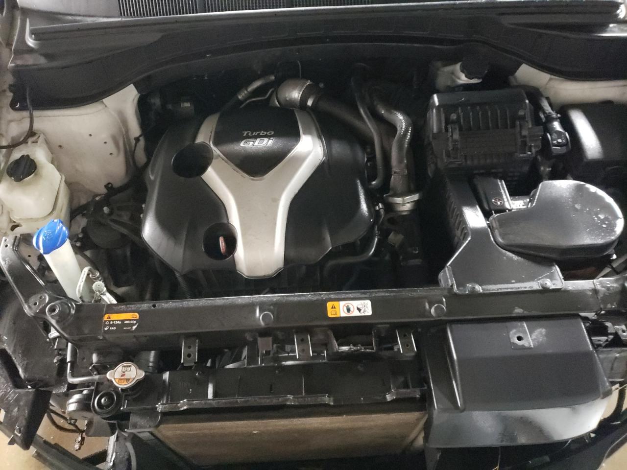 2013 Hyundai Santa Fe VIN 5XYZW3LA7DG071708 Copart auction photo, side damage thumbnail 11