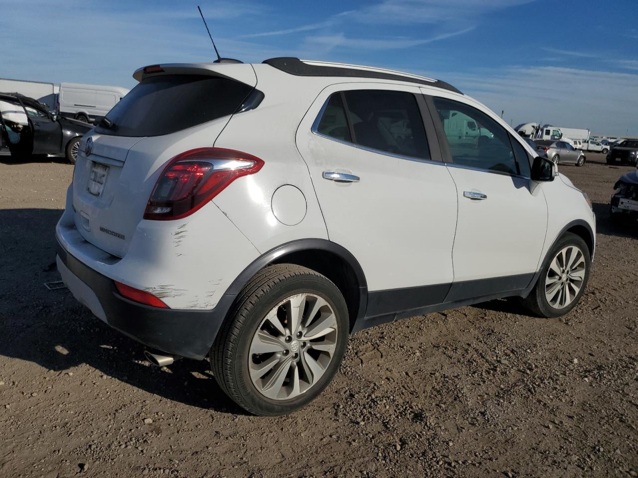 2018 Buick Encore VIN KL4CJASB0JB547008 Copart auction photo, front end / rear end damage thumbnail 3