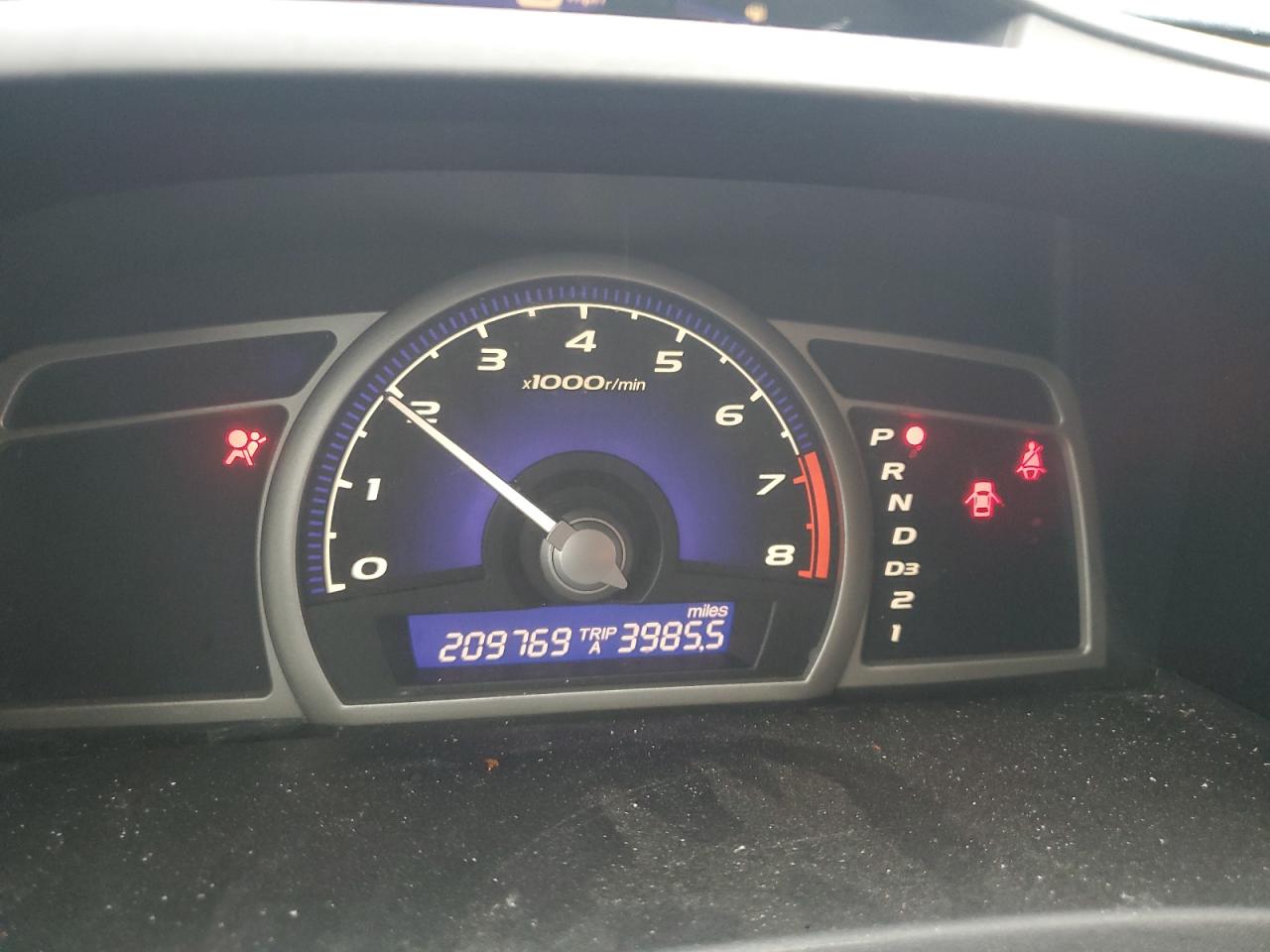 2010 Honda Civic VIN 2HGFA1F53AH563266 Copart auction photo, side damage thumbnail 9