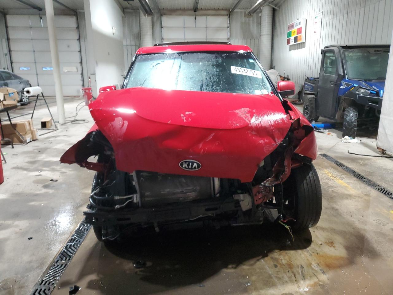 2011 KIA Soul VIN KNDJT2A25B7330251 Copart auction photo, front end damage thumbnail 5