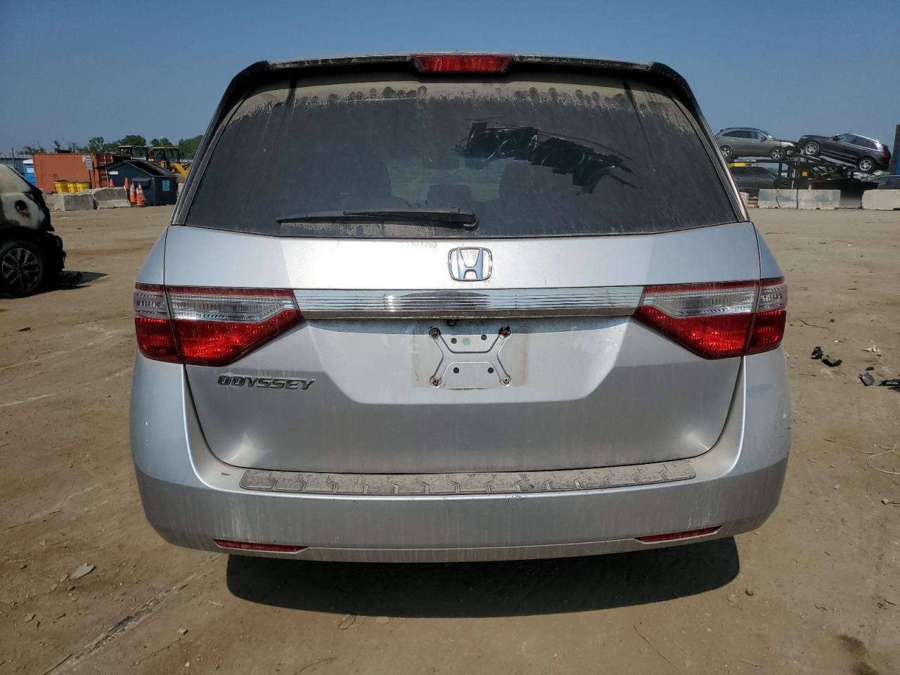 2012 Honda Odyssey VIN 5FNRL5H67CB008025 Copart auction photo, front end / side damage thumbnail 6