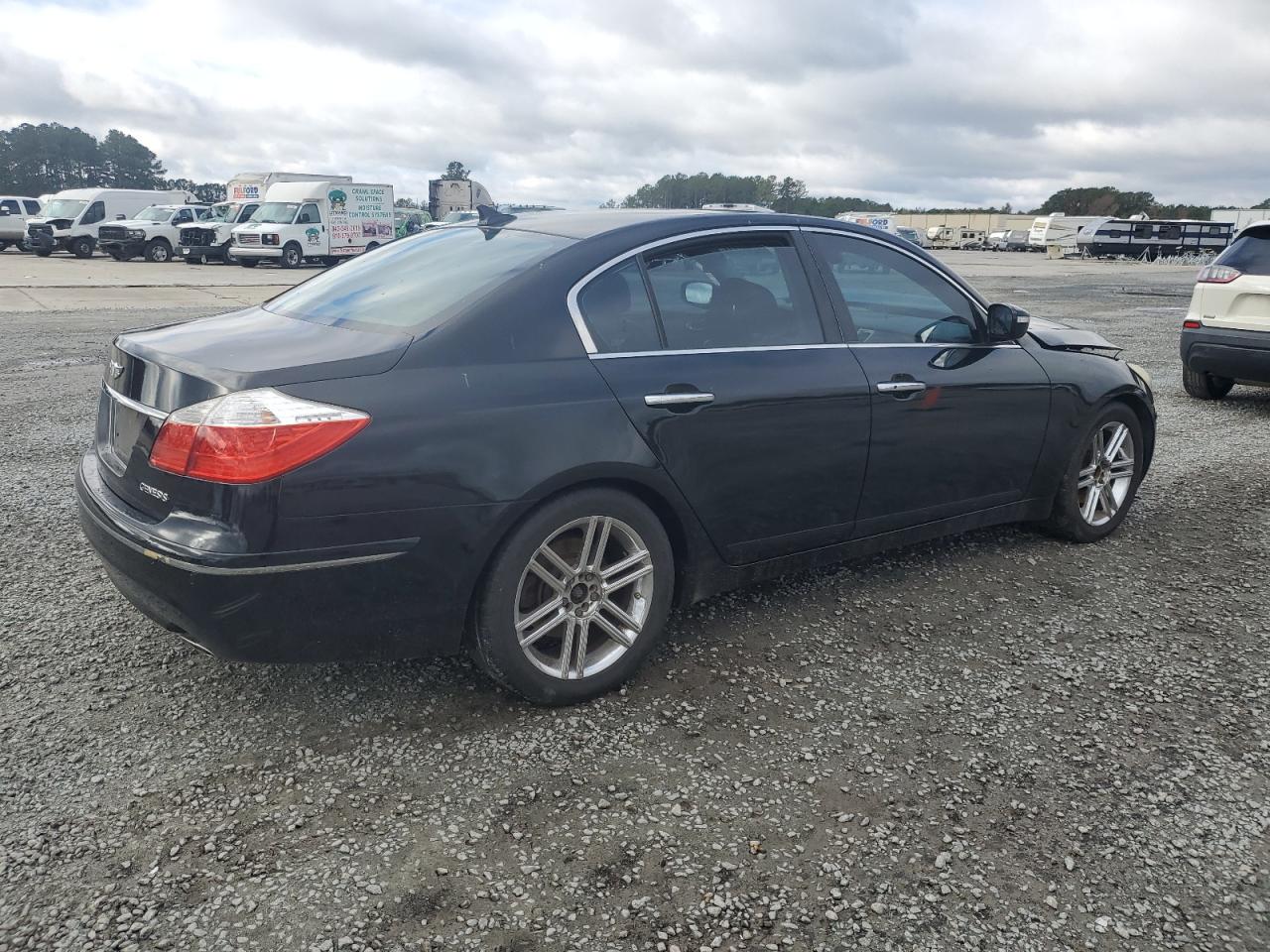 2009 Hyundai Genesis VIN KMHGC46E69U030279 Copart auction photo, front end damage thumbnail 3