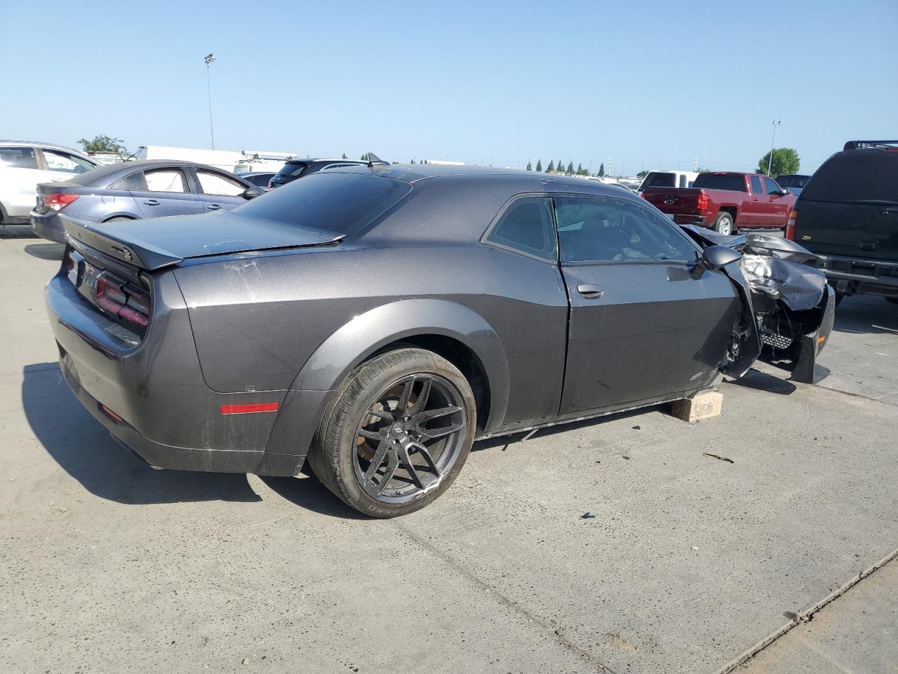 2021 Dodge Challenger VIN 2C3CDZFJ1MH568463 Copart auction photo, front end / undercarriage damage thumbnail 3