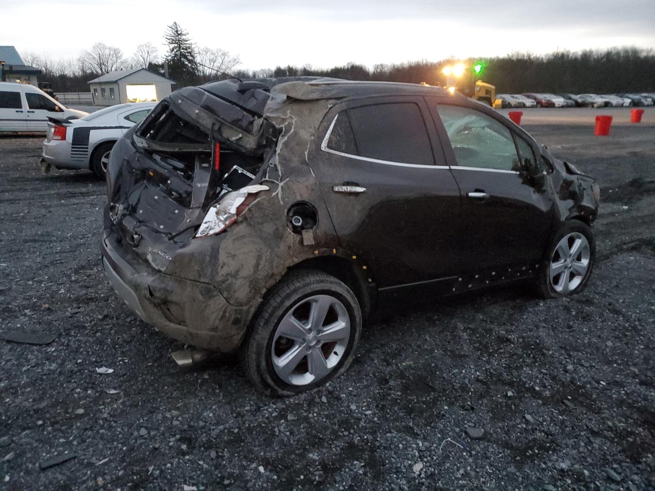 2016 Buick Encore VIN KL4CJCSB2GB572237 Copart auction photo, all over damage thumbnail 3