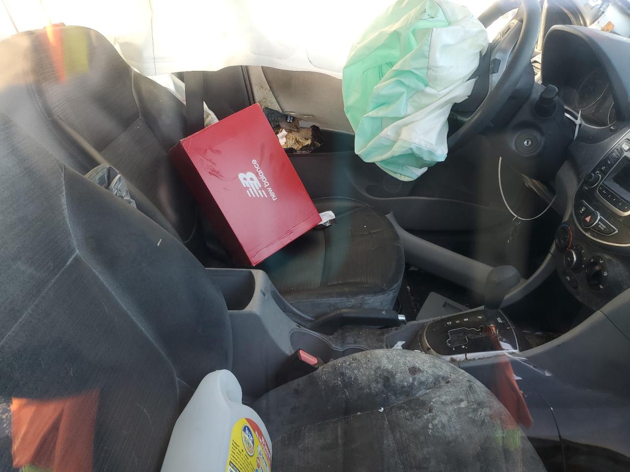 2016 Hyundai Accent VIN KMHCT4AE1GU138523 Copart auction photo, all over damage thumbnail 7