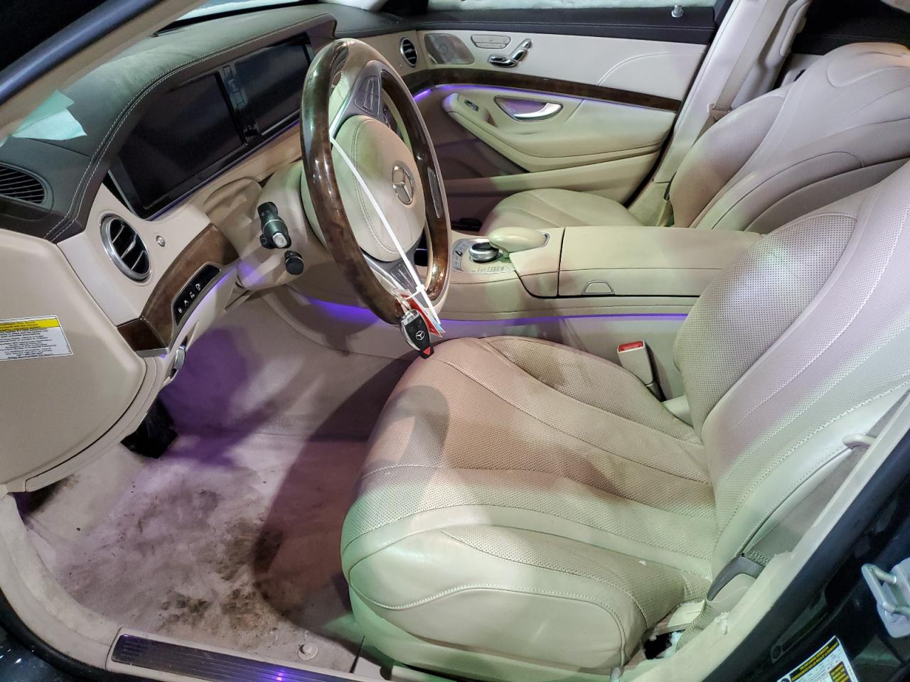 2014 Mercedes-Benz S-klasse VIN WDDUG8FB4EA043252 Copart auction photo, undercarriage / minor dent/scratches damage thumbnail 7