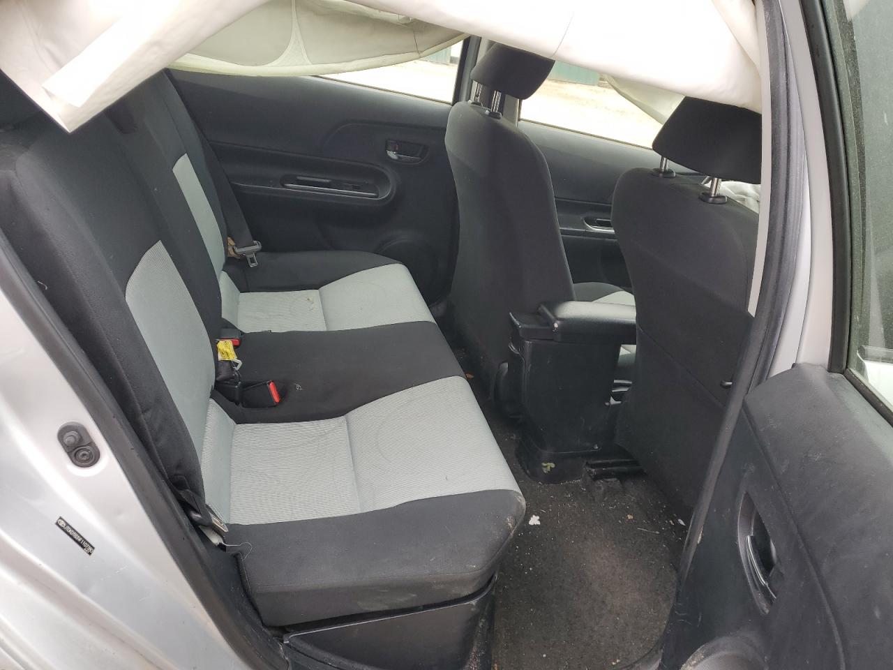 2015 Toyota Prius VIN JTDKDTB39F1107380 Copart auction photo, front end / rear end damage thumbnail 10