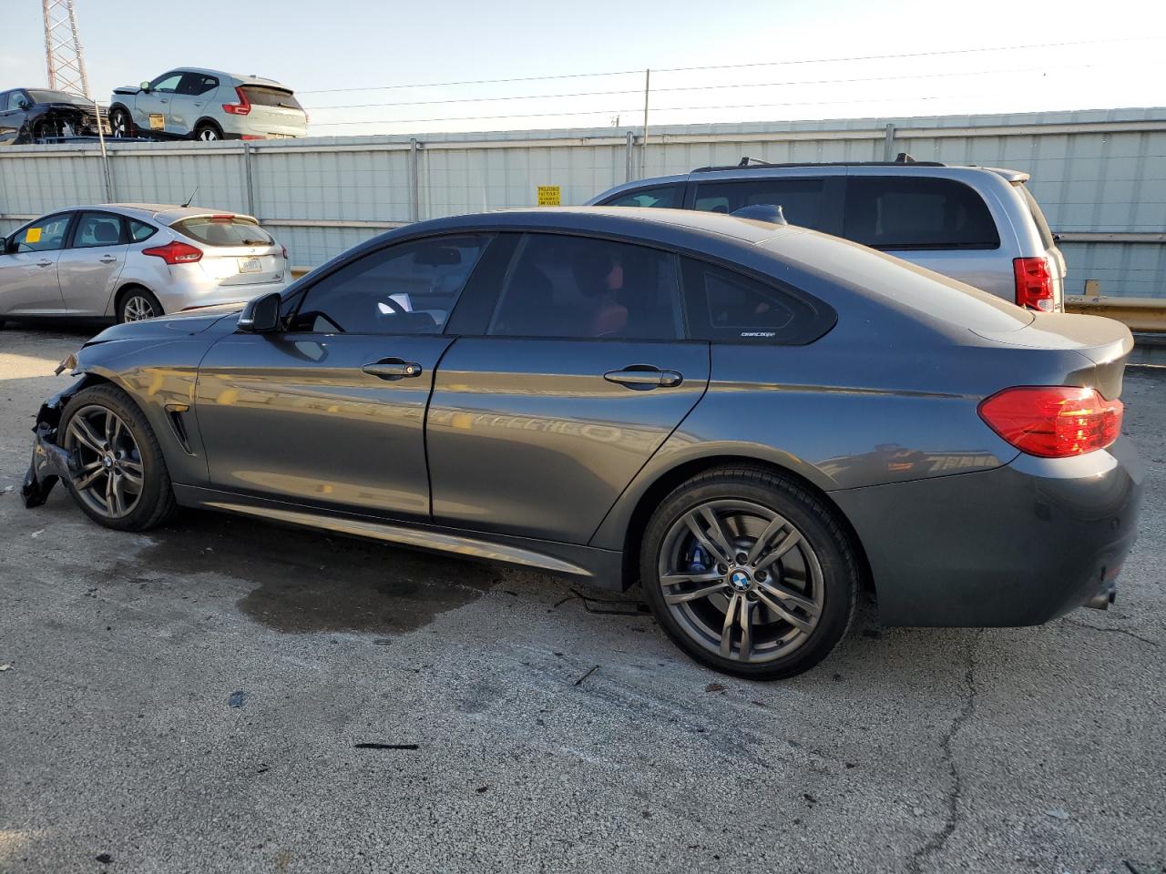2015 BMW 4er VIN WBA4C9C5XFD331722 Copart auction photo, front end damage thumbnail 2
