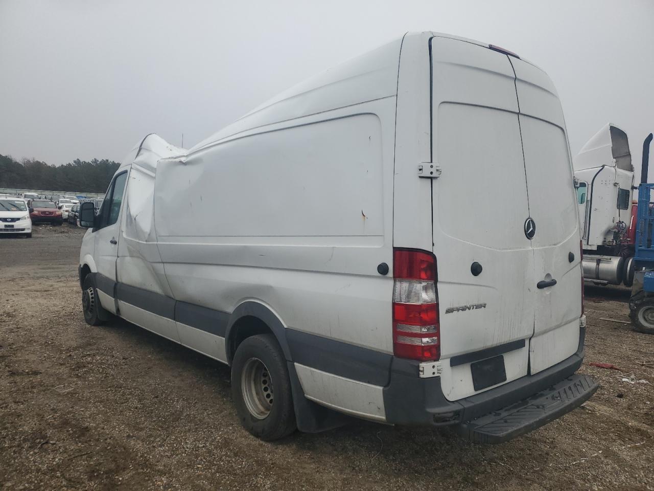 2017 Mercedes-Benz Sprinter VIN WD3PF4CC2HP522801 Copart auction photo, top/roof damage thumbnail 2