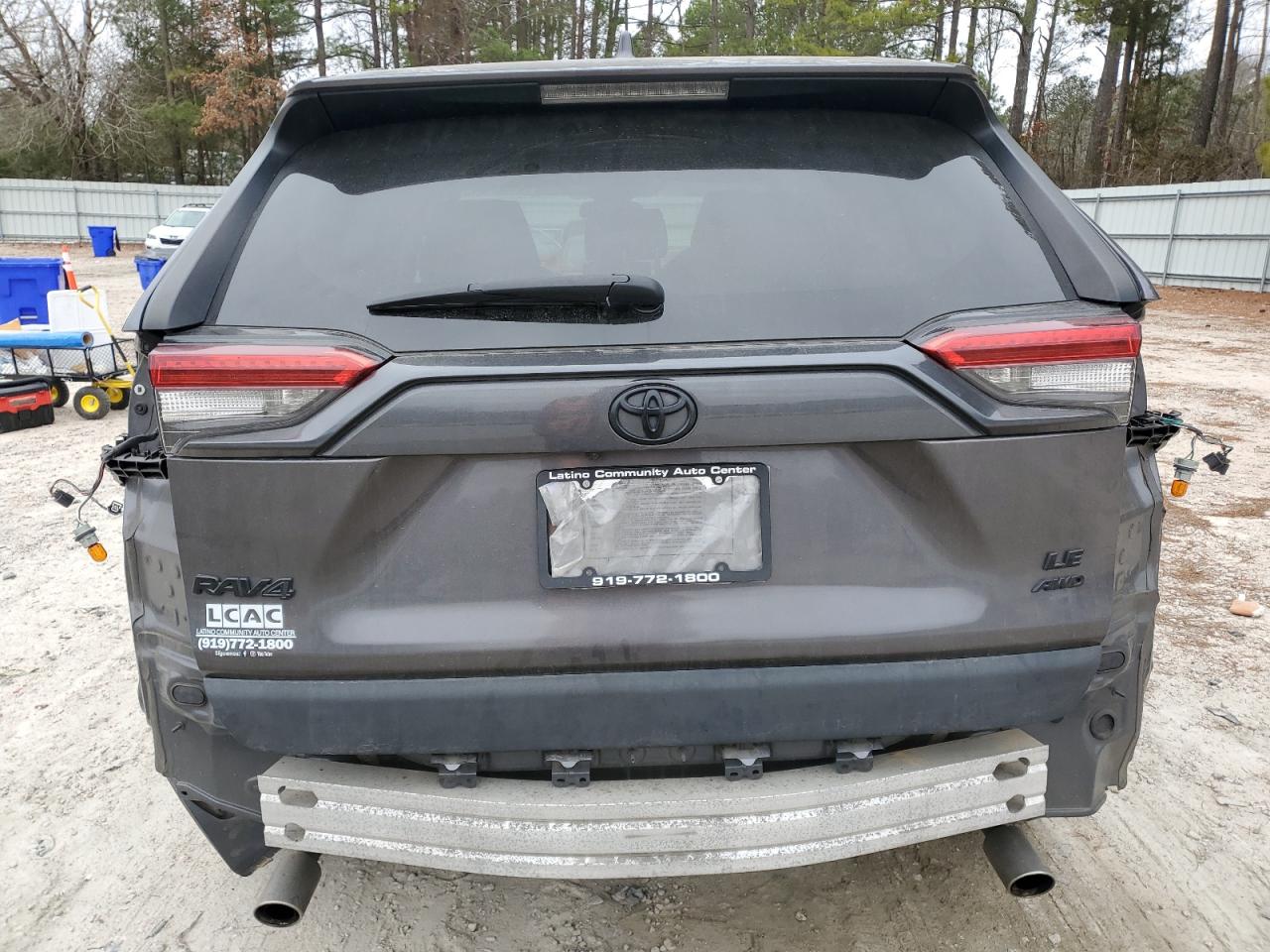 2021 Toyota RAV 4 VIN 2T3F1RFV2MC242385 Copart auction photo, rear end / side damage thumbnail 6