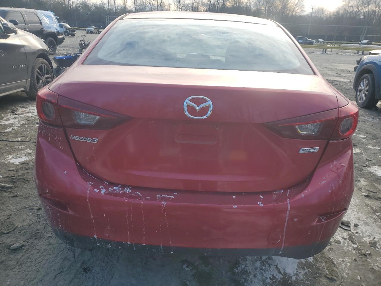 2016 Mazda 3 VIN JM1BM1U78G1282905 Copart auction photo, rear end damage thumbnail 6