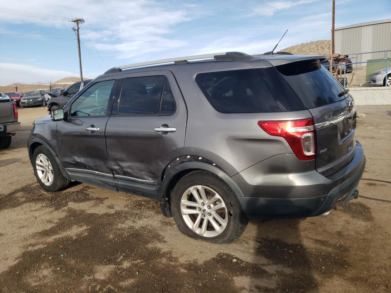2014 Ford Explorer VIN 1FM5K7D84EGC20776 Copart auction photo, side damage thumbnail 2