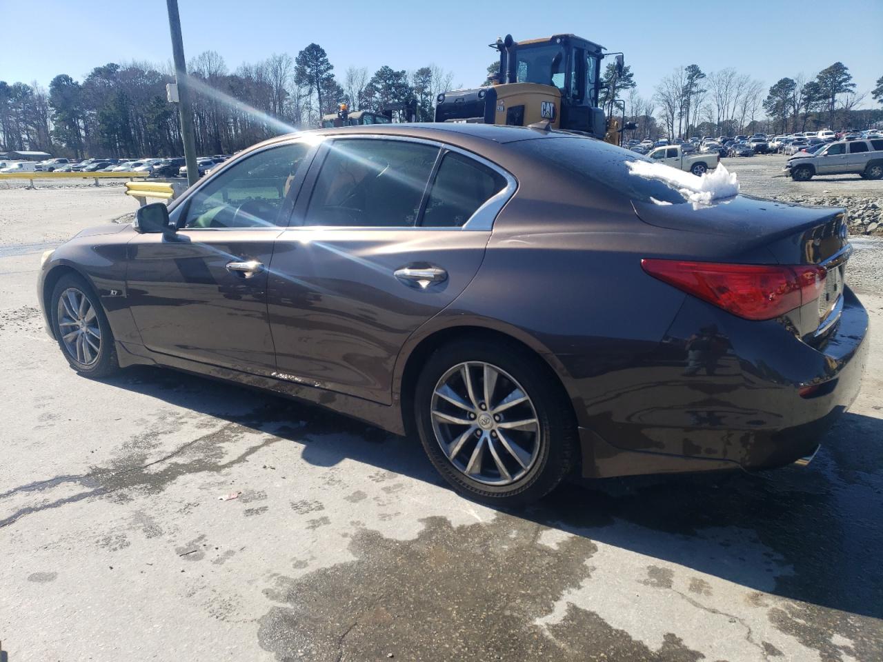 2014 Infiniti Q50 VIN JN1BV7AP5EM674355 Copart auction photo, vandalism / minor dent/scratches damage thumbnail 2