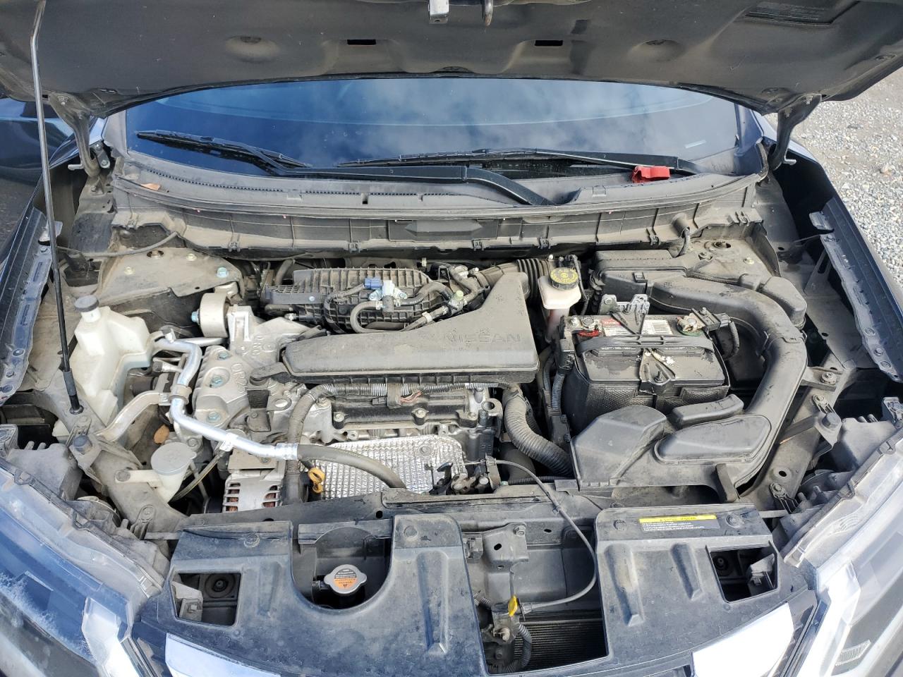 2017 Nissan Rogue VIN KNMAT2MT9HP585997 Copart auction photo, side damage thumbnail 12