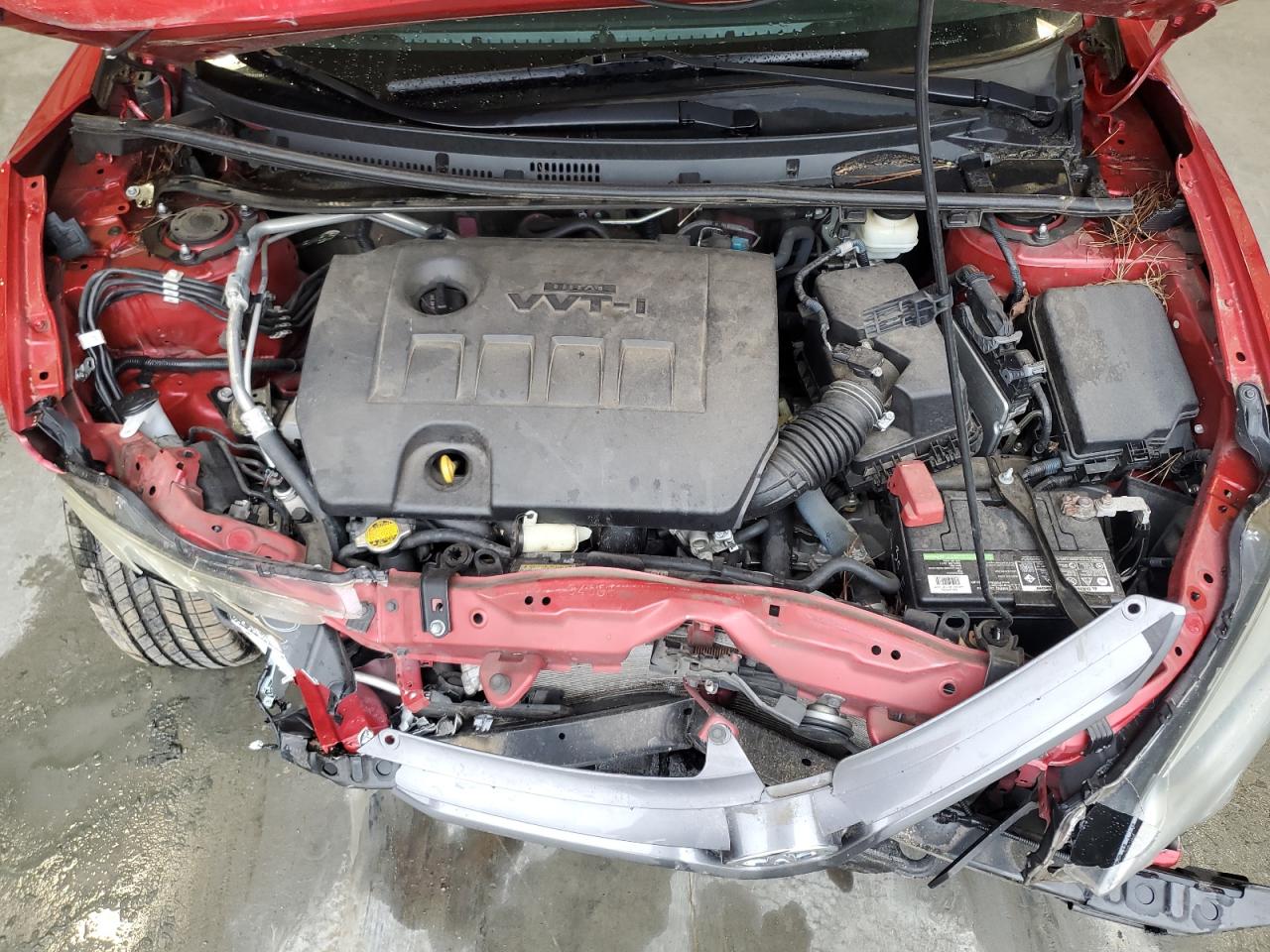 2016 Toyota Corolla VIN 2T1BURHE8GC603361 Copart auction photo, front end / side damage thumbnail 12