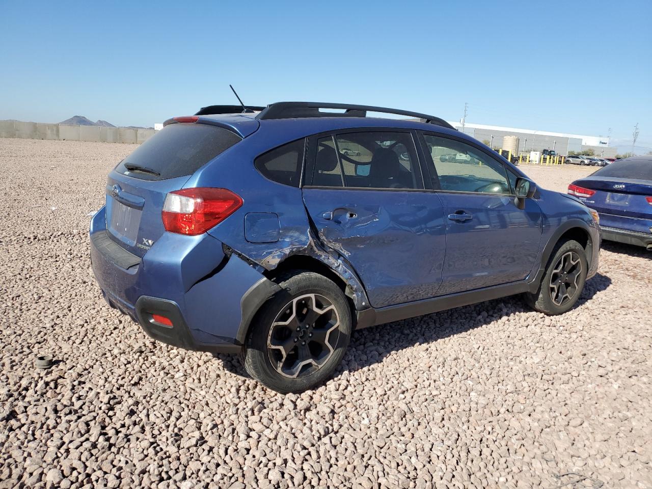 2015 Subaru XV VIN JF2GPACC0F9325985 Copart auction photo, rear end / side damage thumbnail 3