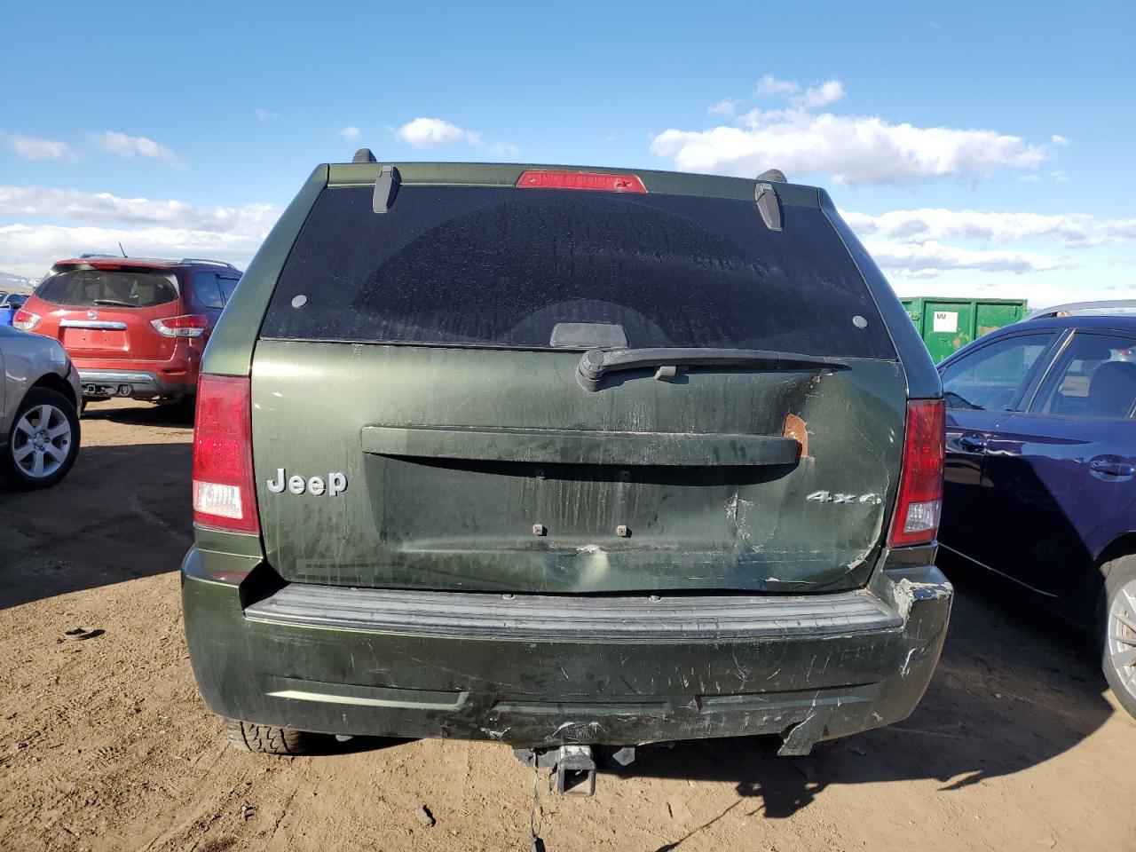 2007 Jeep Grand Cherokee VIN 1J8GR48K77C563873 Copart auction photo, rear end damage thumbnail 6