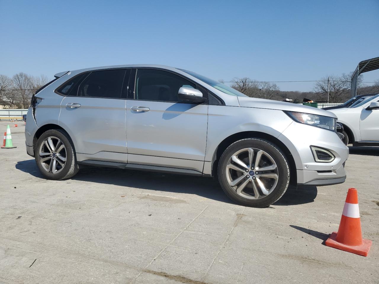 2015 Ford Edge VIN 2FMTK3AP2FBB46794 Copart auction photo, rear end damage thumbnail 4
