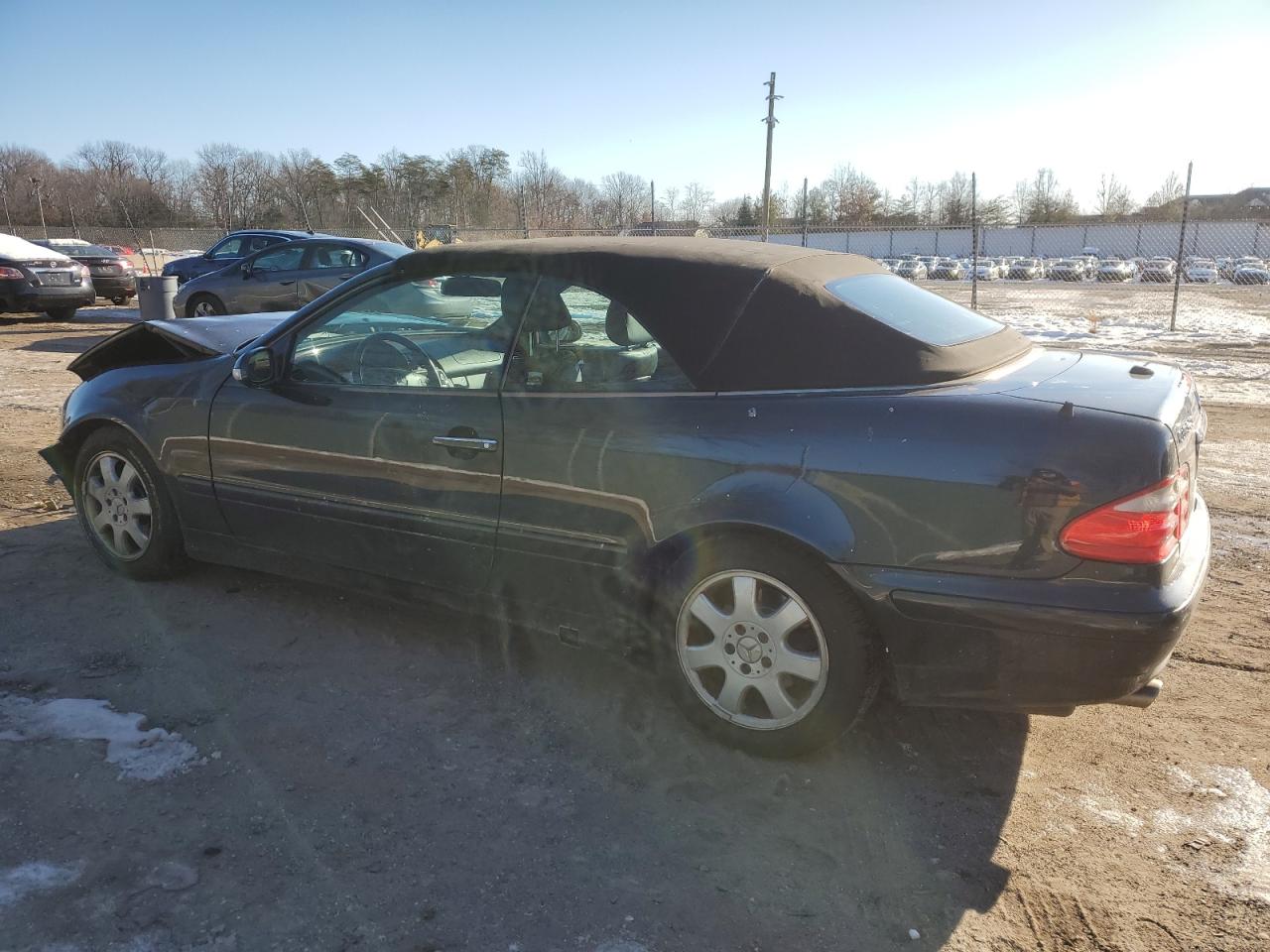 2002 Mercedes-Benz CLK-klasse VIN WDBLK65G42T110338 Copart auction photo, front end / minor dent/scratches damage thumbnail 2