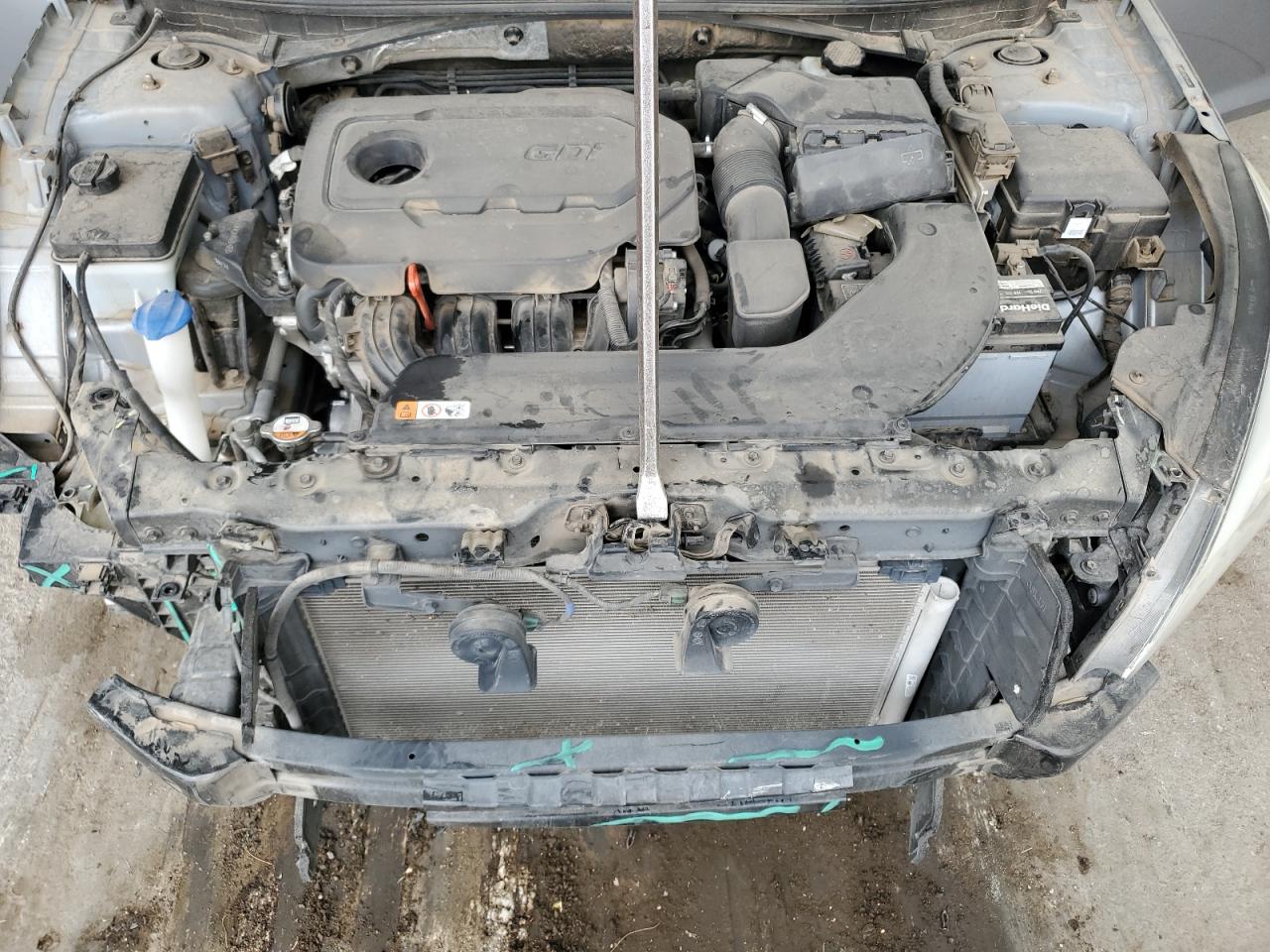2016 Hyundai Sonata VIN 5NPE24AF7GH309018 Copart auction photo, front end / minor dent/scratches damage thumbnail 11