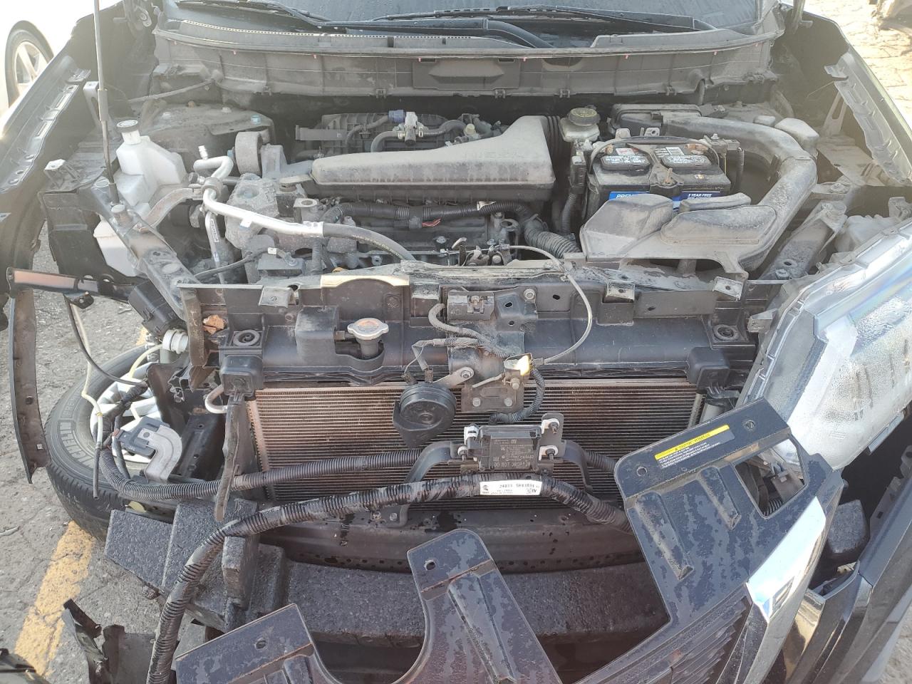 2017 Nissan Rogue VIN KNMAT2MV1HP573649 Copart auction photo, front end damage thumbnail 12