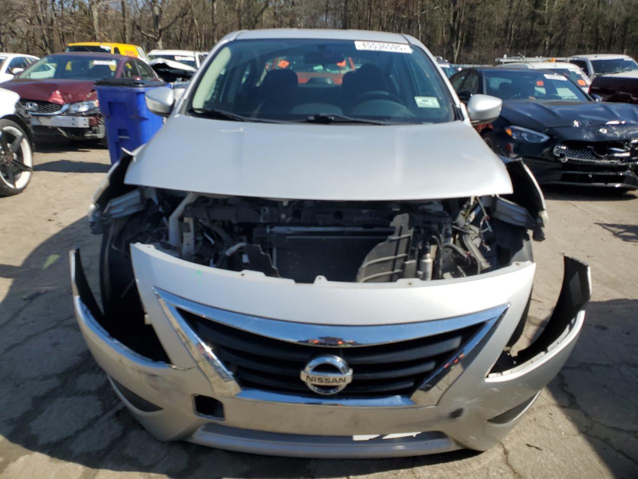 2019 Nissan Versa VIN 3N1CN7AP2KL812895 Copart auction photo, front end damage thumbnail 5