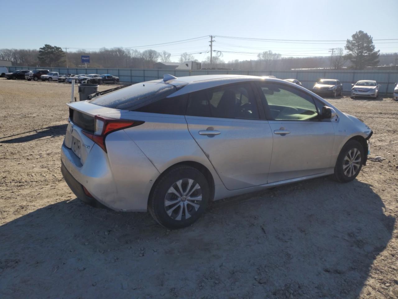 2019 Toyota Prius VIN JTDL9RFU0K3003872 Copart auction photo, front end / side damage thumbnail 3