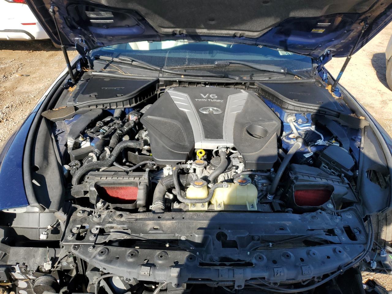 2018 Infiniti Q60 VIN JN1FV7EK9JM530527 Copart auction photo, front end damage thumbnail 11