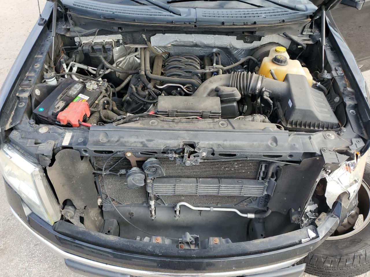 2014 Ford F-150 VIN 1FTFW1CF3EKG40987 Copart auction photo, front end / undercarriage damage thumbnail 12