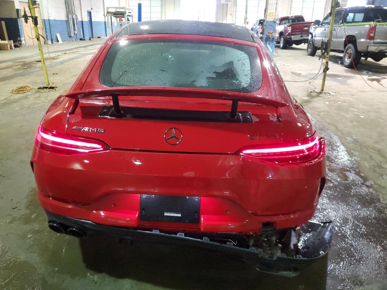 2022 Mercedes-Benz AMG GT VIN W1K7X5KB0NA049714 Copart auction photo, side / rear end damage thumbnail 6