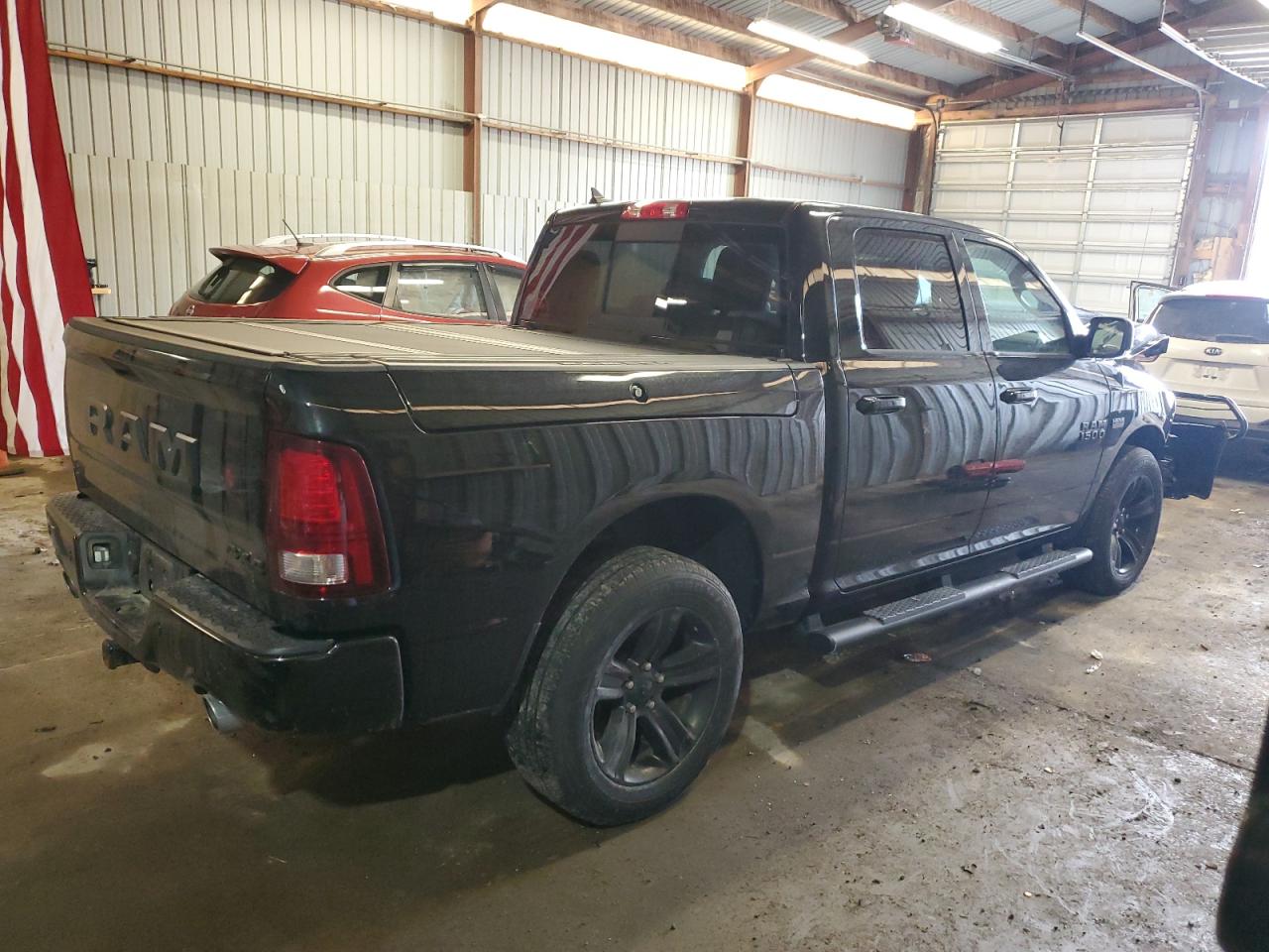 2017 RAM 1500 VIN 1C6RR7MT8HS710975 Copart auction photo, front end damage thumbnail 3