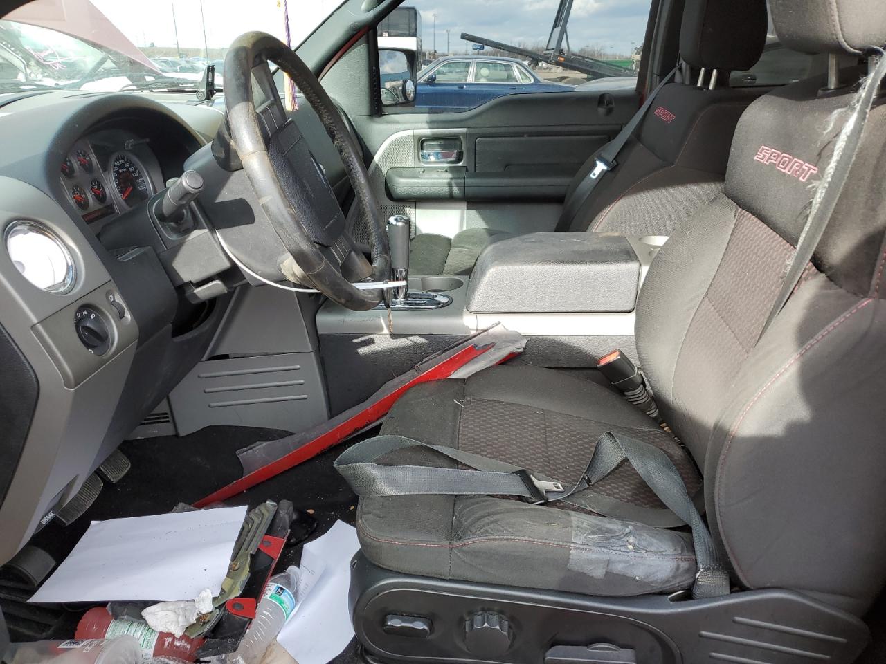 2008 Ford F-150 VIN 1FTRX02W98KB63301 Copart auction photo, rollover / front end damage thumbnail 7