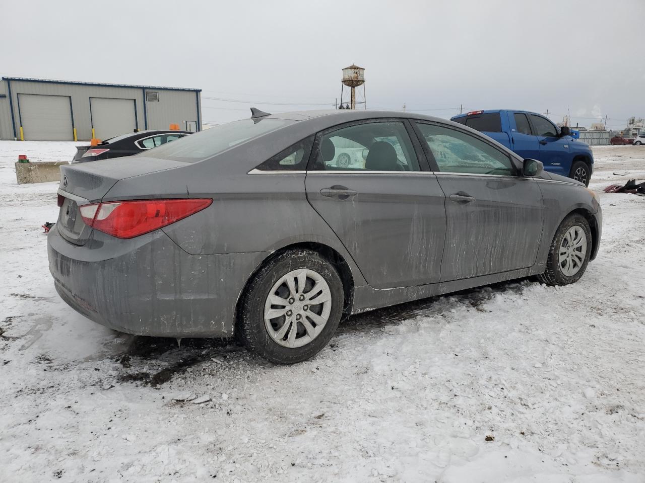 2011 Hyundai Sonata VIN 5NPEB4AC3BH077337 Copart auction photo, vandalism damage thumbnail 3