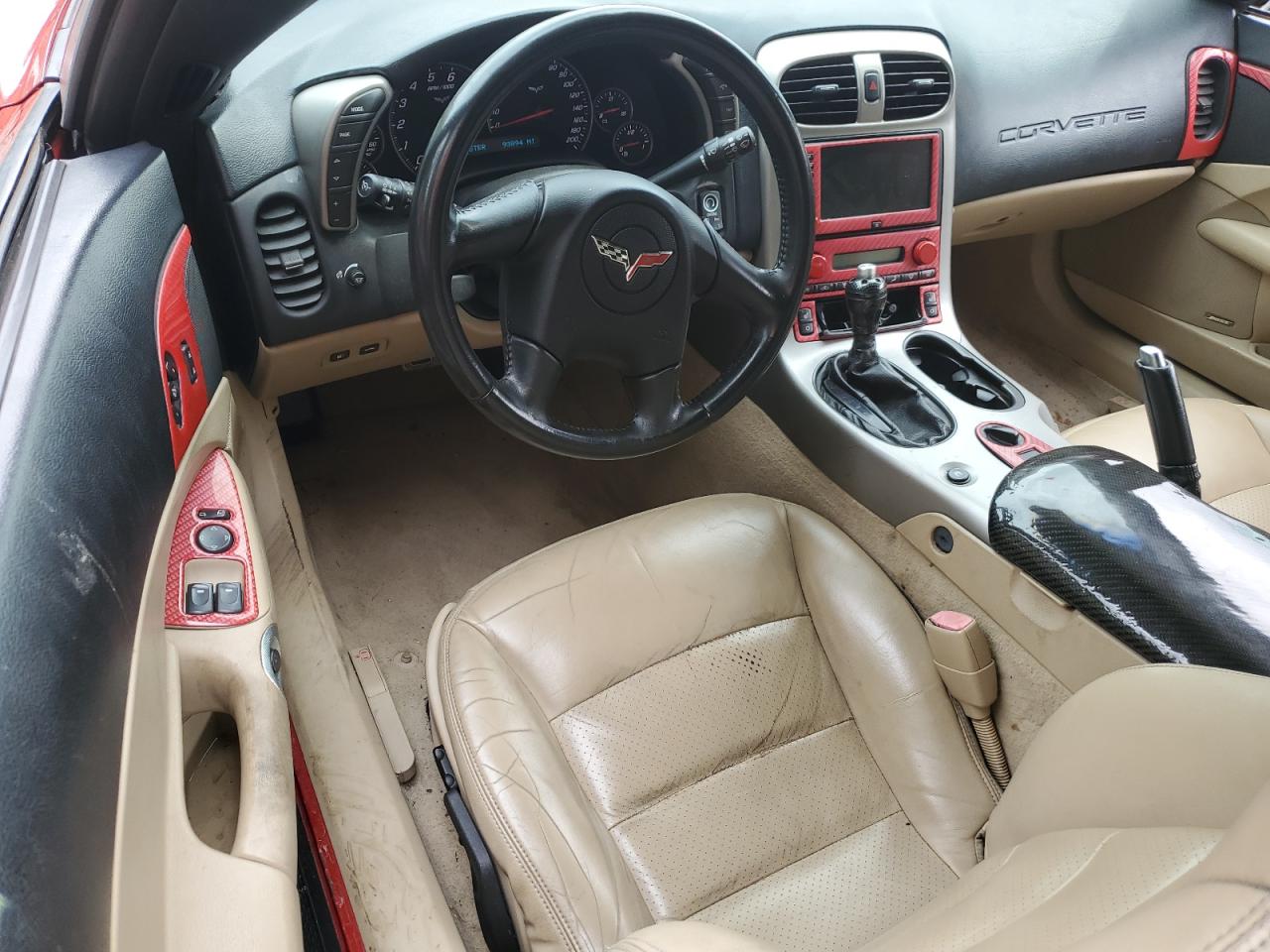 2005 Chevrolet Corvette VIN 1G1YY24U855101021 Copart auction photo, burn - engine damage thumbnail 8
