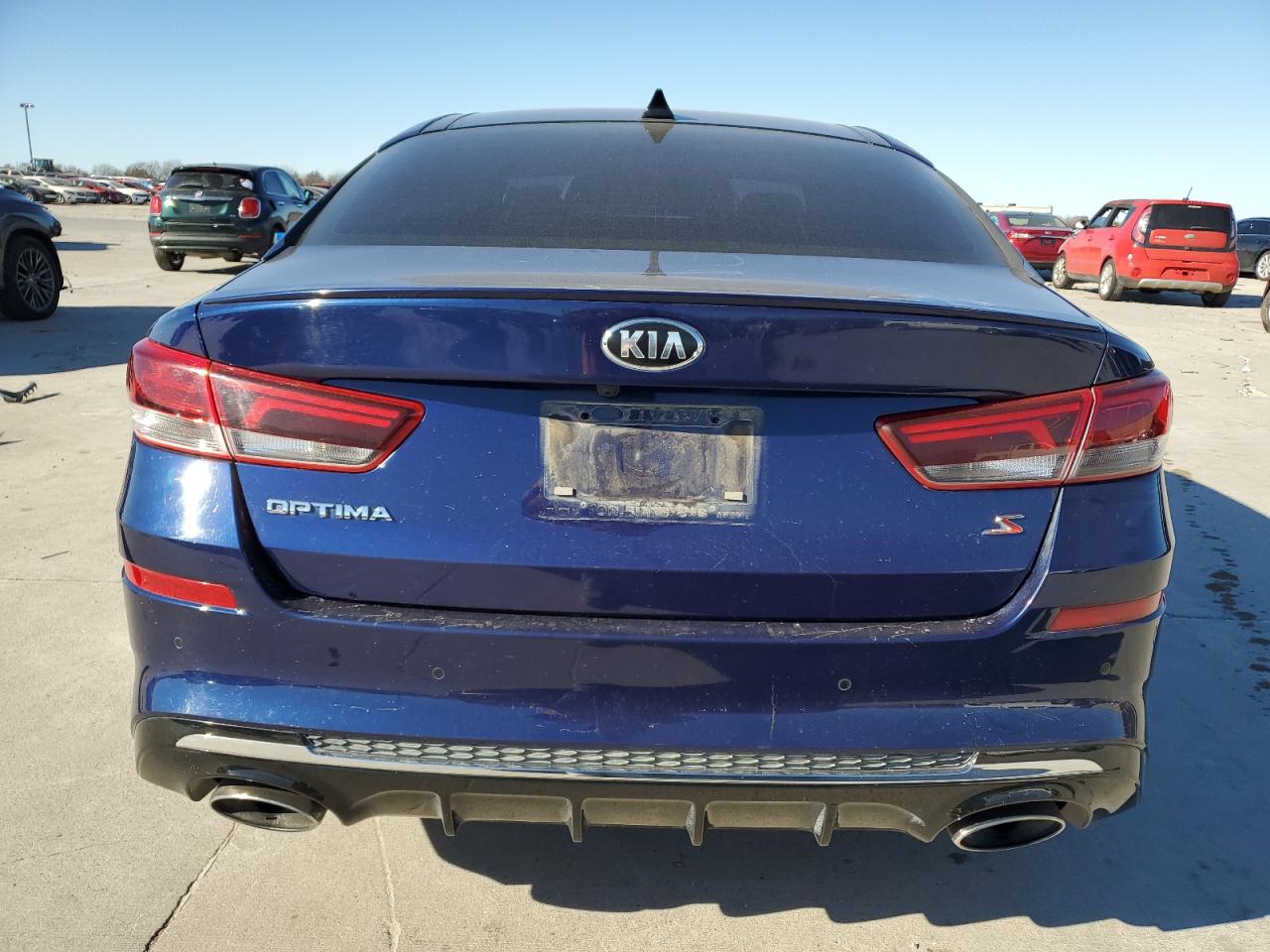 2019 KIA Optima VIN 5XXGT4L33KG285653 Copart auction photo, side / hail damage thumbnail 6