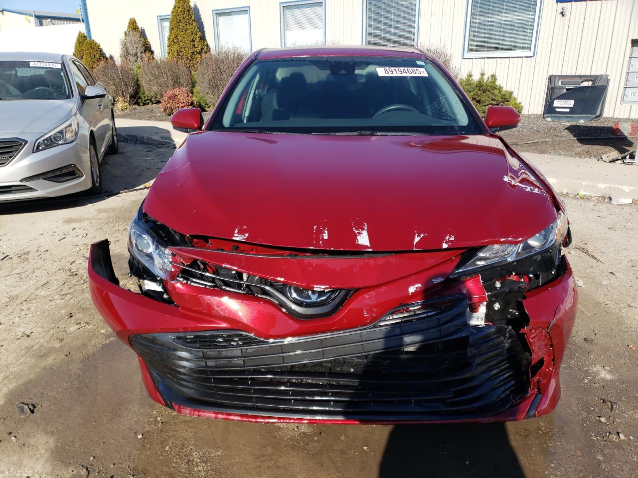 2020 Toyota Camry VIN 4T1C11AK6LU978270 Copart auction photo, front end / rear end damage thumbnail 5